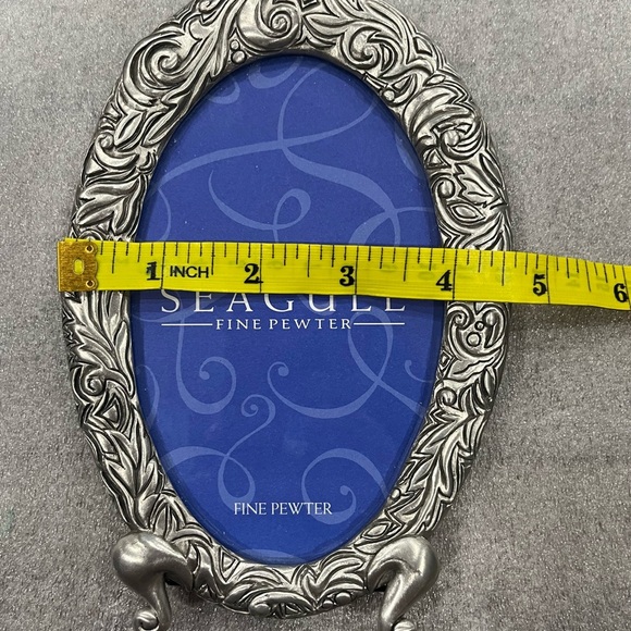 VTG Seagulls Premium Pewter Oval Photo Frame 2001 - Picture 4 of 5